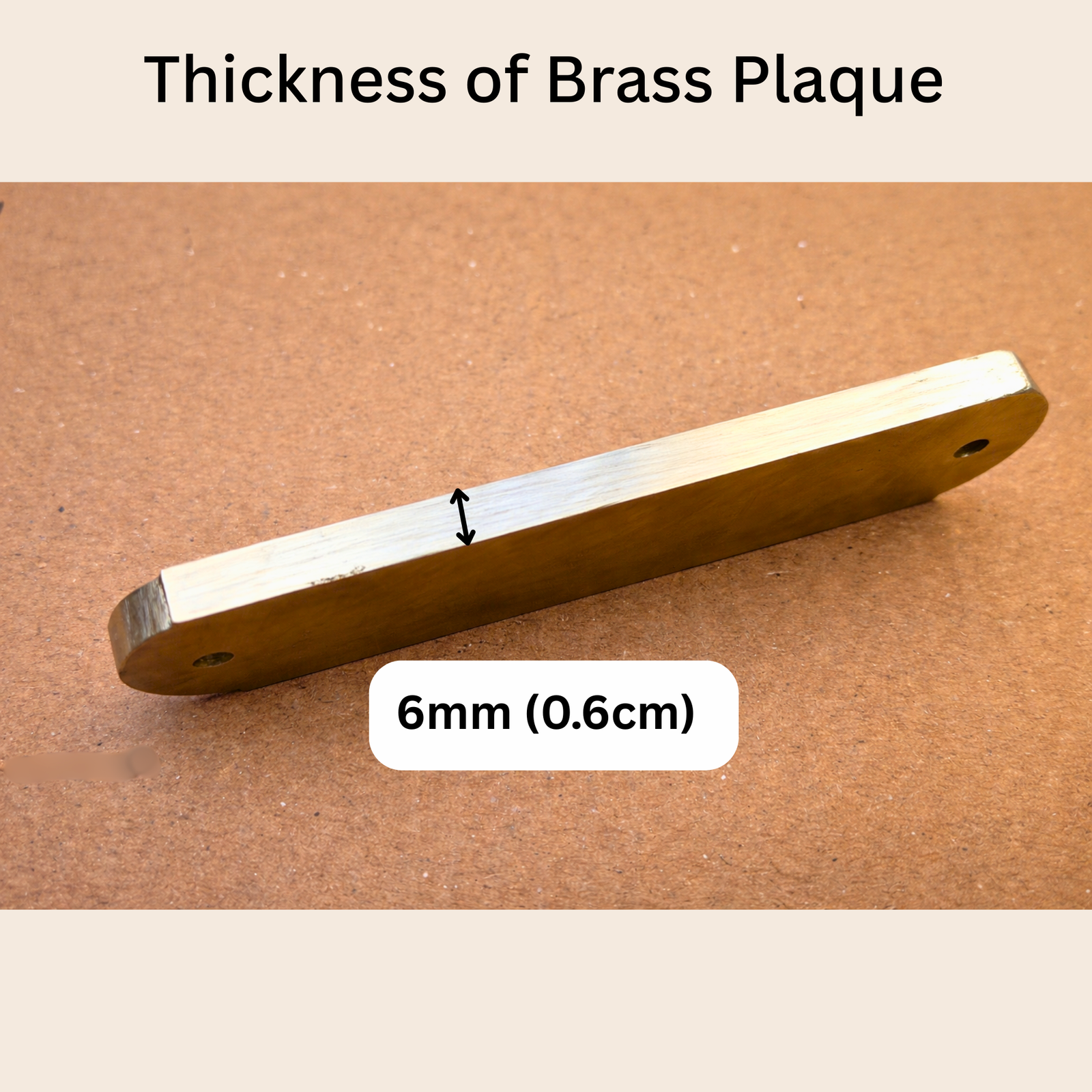 Custom Engraved Brass Name Plaque, Business or Home Door Sign - Image 2